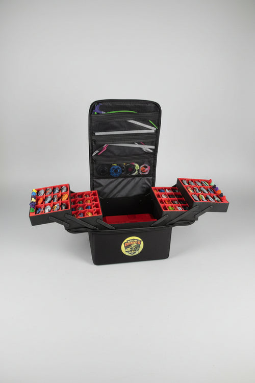 Case da torneo Beyblade X aperto laterale